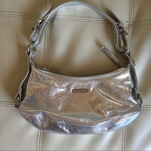 (Sold‼️)old/vintage Calvin Klein silver mini purse
